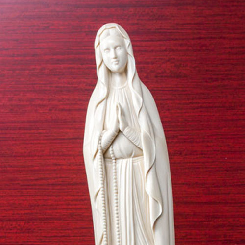 Ivory Statue of the Virgin Mary of Lourdes（Koukadou’s Products/ Results）
